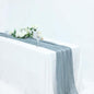 Efavormart 10ft Dusty Blue Cheesecloth Table Runner by efavormart