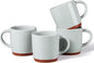 E-far Ceramic Coffee Mug Set of 4, 12oz Stoneware Coffee Cup by E-far