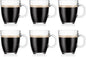 Bodum 12oz Bistro Coffee Mug Single-Wall Tempered Glass, 6 Pack by Bodum
