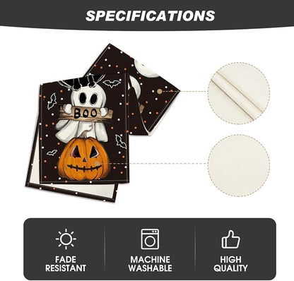 Artoid Mode 210 GSM Halloween Table Runner 13x120 Inch Home Party Decor | Polka - Image 5