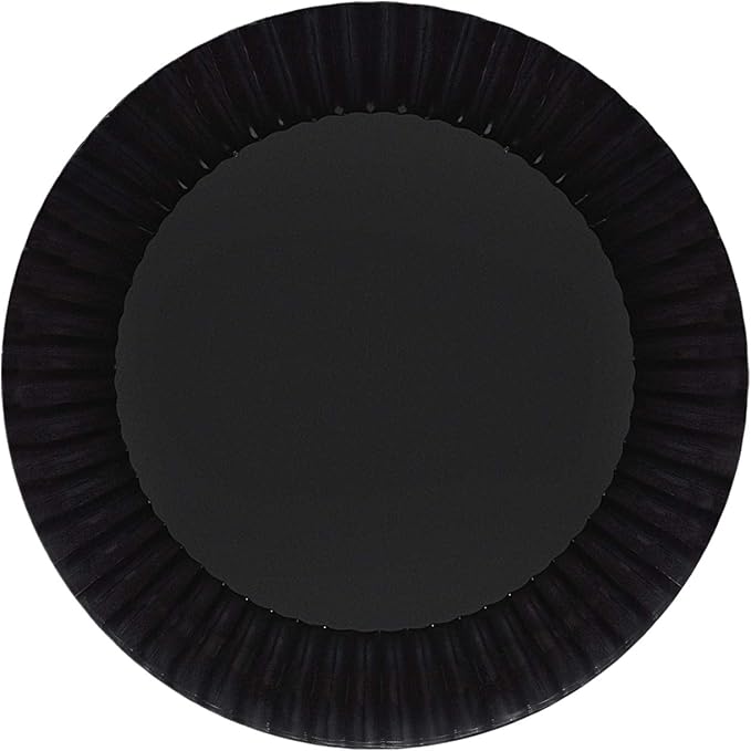 Party Essentials Deluxe Quality Hard Plastic 40 Count Round Party/Luncheon by PartyEssentials