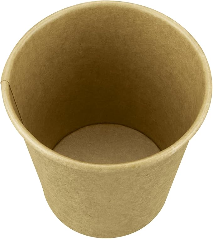 Karat 10 oz Coffee Cups, Disposable Paper Hot Cups Kraft, 1000ct | C-K510K - Image 9
