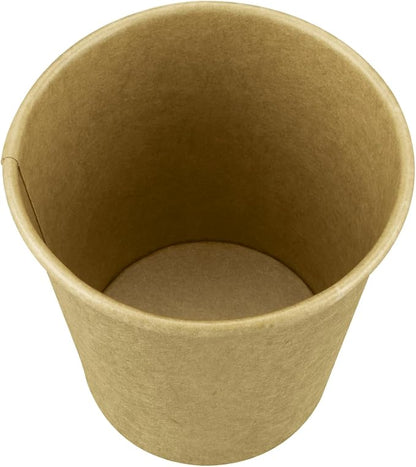 Karat 10 oz Coffee Cups, Disposable Paper Hot Cups Kraft, 1000ct | C-K510K - Image 9