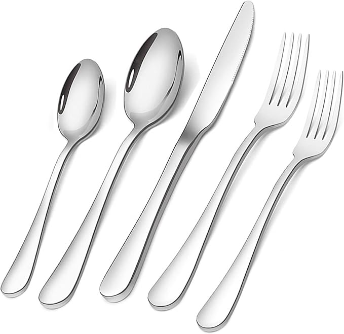 Silverware Set, Briout Flatware Set Service by Briout