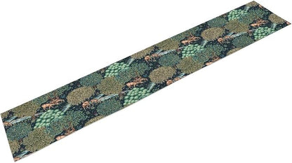 William Morris Original Design Green Table Runner Vintage Flowers Table Runner - Image 7