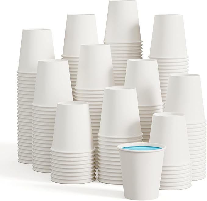 LITOPAK 500 Pack 4 oz Paper Cups, and Travel by LITOPAK