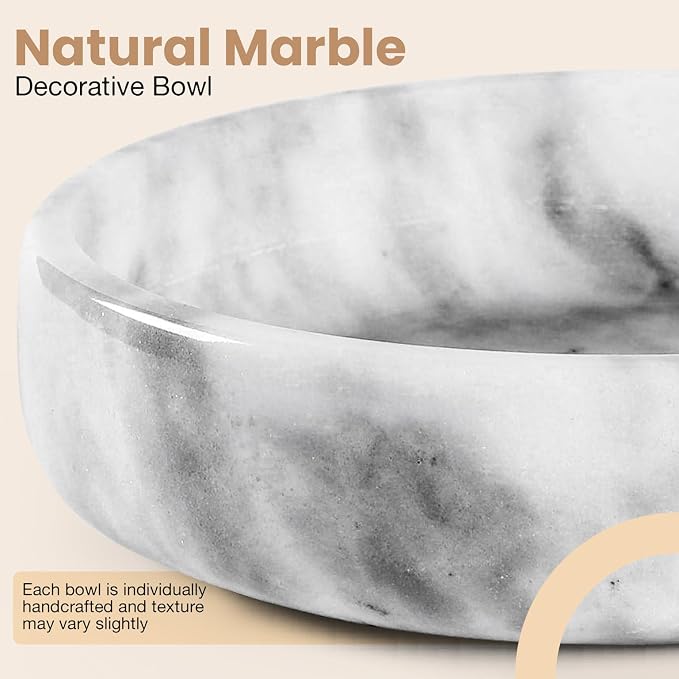 FNTSTICGOODS Marble Decorative Bowl - Image 4