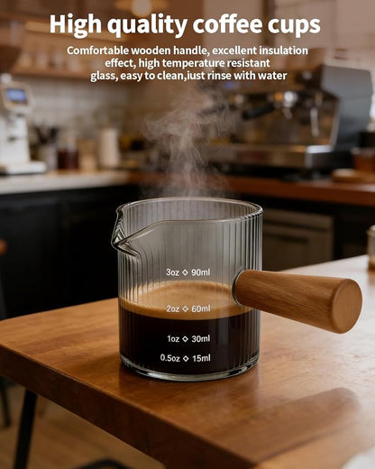 Espresso Measuring Cup 3 Oz, Espresso Glass Cups - Image 3