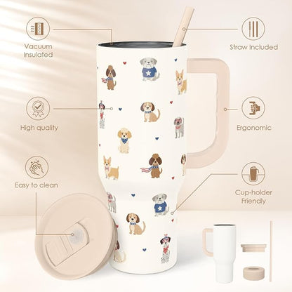 SANDJEST Dogs 40oz Tumbler - Image 2