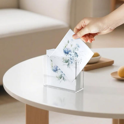 2 Pack Scalloped Acrylic Napkin Holder - Image 4