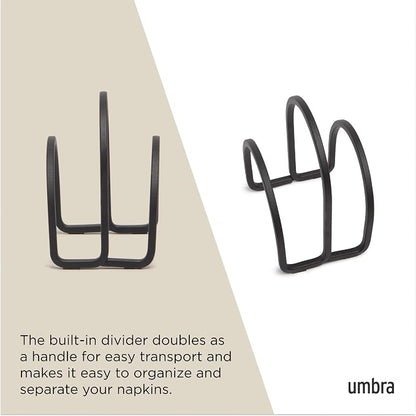 Umbra Squire Napkin Holder, Contemporary Metal Design, doubles as handle - Image 5
