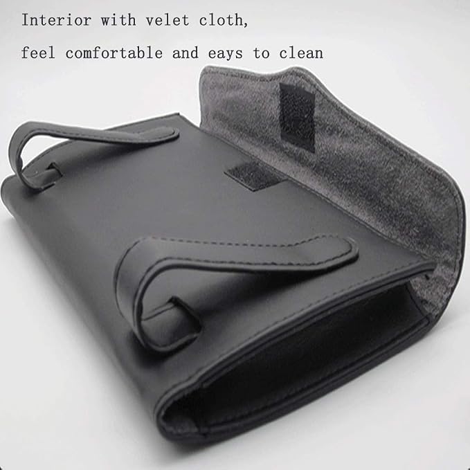Carstuus Car Tissue Holder, Sun Visor Napkins Holder, Car Accessories | Black - Image 5