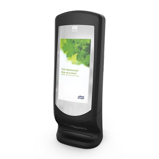 Tork Xpressnap® Stand Napkin Dispenser Black N4, Upright Design, Signature Range by Tork