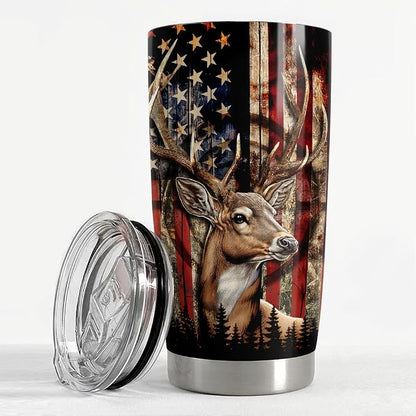 SANDJEST Hunting Tumbler 20oz Deer Hunting Gifts - Image 3