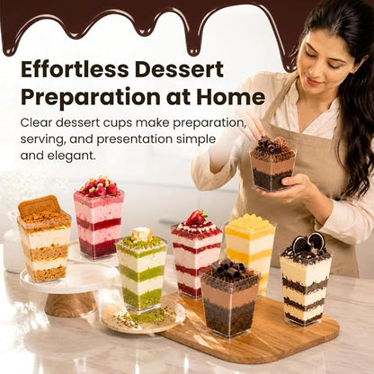 CALVERO 50 Pack 5oz Dessert Cups - Image 2
