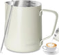 HOOMIL Milk Frothing Pitcher, 12oz/20oz/32oz 304 Stainless Steel | Steaming by HOOMIL