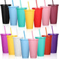 Honeydak 15 Pack Tumbler with Straw and Lid Bulk Cups by Honeydak