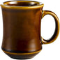 CAC China PM-7-C 7-Ounce Stoneware Round Mug, 3-1/4-Inch, Caramel Brown by CACChina