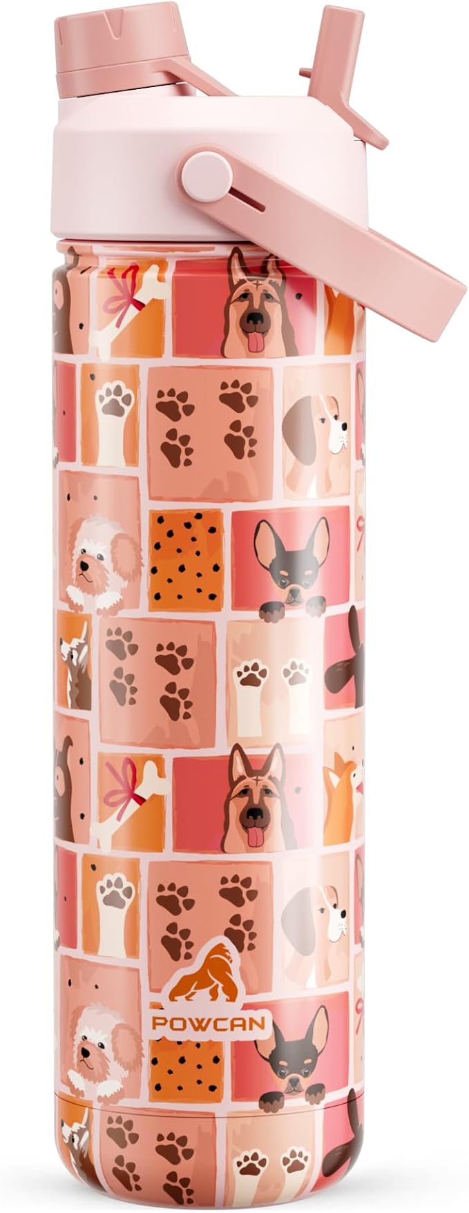 POWCAN 26 oz Insulated Water Bottle by POWCAN
