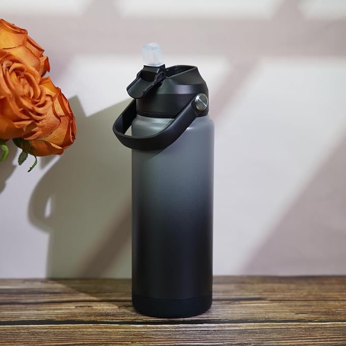 BJPKPK 40oz Insulated Water Bottle, Stainless Steel Bottle - Image 6