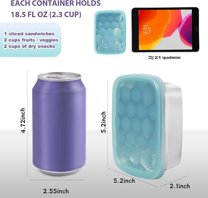 3-Pack Stainless Steel Snack Containers - Image 3