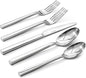 KINGSTONE Silverware Set, 40-Piece Flatware Cutlery Set Premium Stainless Steel, Service for 8, for Kitchen, Home, Wedding, Party, Mirror Polished and Dishwasher Safe