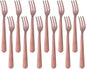 Oyster Fork Set of 12, 5.4 Inch Stainless Steel Cocktail Forks, 3 Tines Mini by KitchenDining