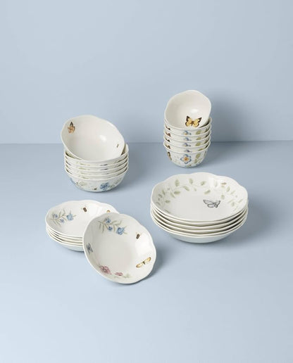 Lenox Butterfly Meadow Porcelain 24-Piece Variety Bowl Set - Image 5
