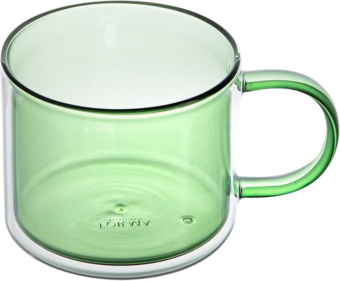 Restaurantware Coffee Cups 2 Pack of 11 oz Double Wall Glass Insulated Coffee by Restaurantware