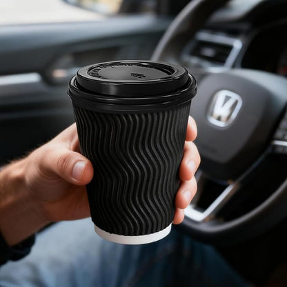 BYSNOW 100 Pack 10 oz Coffee Cups - Image 5