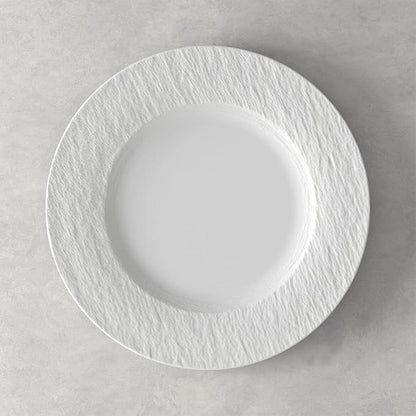 Villeroy & Boch Manufacture Rock Blanc 12 Piece Dinnerware Set, made in Germany - Image 5