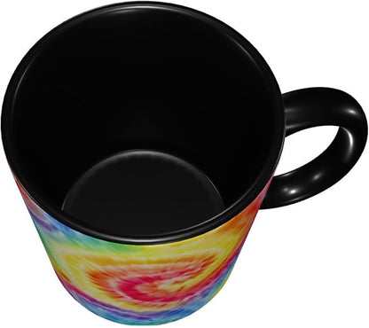 Yrebyou Tie Dye Coffee Mug 11oz Ceramic Cup - Image 4