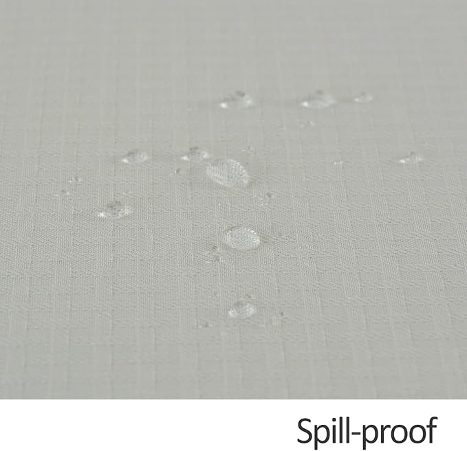 maxmill Tablecloth Weaved Texture Stain Resistant Waterproof, Wrinkle Resistant Washable Table Cloth, Fabric Table Cover for Dining Room, Indoor Outdoor Use, Rectangle 60 x 120 Inch, Ivory