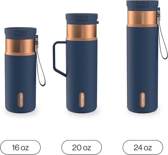 Contigo SnapSeal 16 oz Stainless Steel Vacuum-Insulated Water Bottle - Image 4