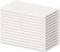 Blue Needles Solid Cloth Napkins Set of 12 White 100% Cotton Dinner Napkins 18x18 inches - Soft, Reusable, Absorbent & Washable Linen, Ideal for Valentine's Day Events, Parties & Everyday Use