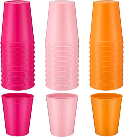 Yungyan 24 Pcs Reusable Plastic Cups 16 Oz Baby Shower Cups by Yungyan