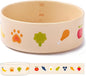 Ceramic Dog Bowl with Non-Slip Ring - 6.5 Cups, Heavy-Duty Stoneware Bowl, Pet Feeding, Microwave and Dishwasher Safe-NomNom-L (Single Bowl)