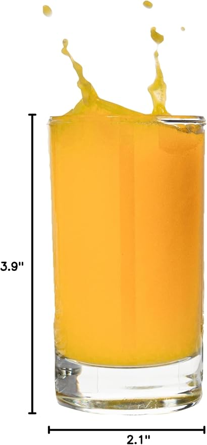 Vikko SMALL Juice Glasses, 4.75 Ounce Small Glass Cups, Thick and Durable Juice - Image 8