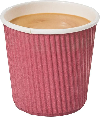 4 oz Crimson Paper Coffee Cup by Restaurantware