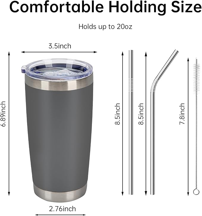IEOVIEE 32 Pack 20oz Stainless Steel Insulated Bulk Tumblers - Image 3