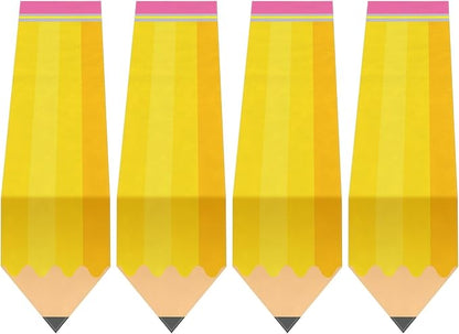 4 Pcs Pencil Table Runner 71 x 13 Inch Preschool Back to School Classroom - Image 8