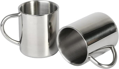 IMEEA Small Coffee Mug 10oz Double Wall Stainless Steel Cups by IMEEA