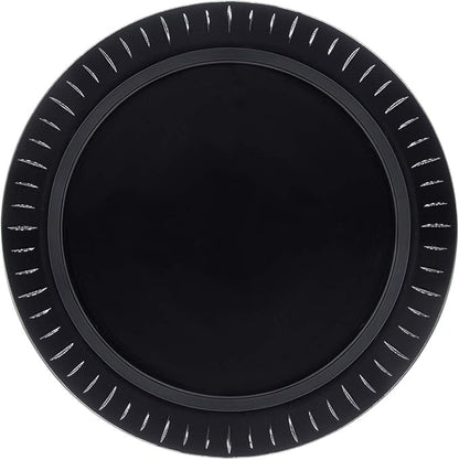 Party Essentials Elegance Quality Hard Plastic 7.5-Inch Round Party/Salad Plates by PartyEssentials