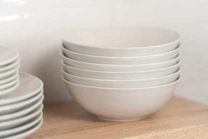10 Strawberry Street Simply White 7" Coupe Cereal Bowl - Image 5