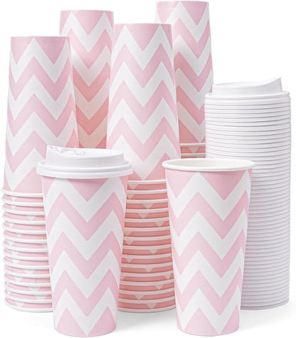 Tamone 100 PACK 20OZ Pink Coffee Cups by InjectingCreativityandBeautyintoModernLife