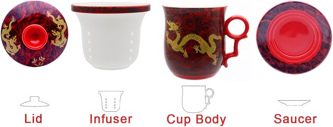 PLESIU Yuhytop Groye Tea Talent Porcelain Tea Cup - Image 3