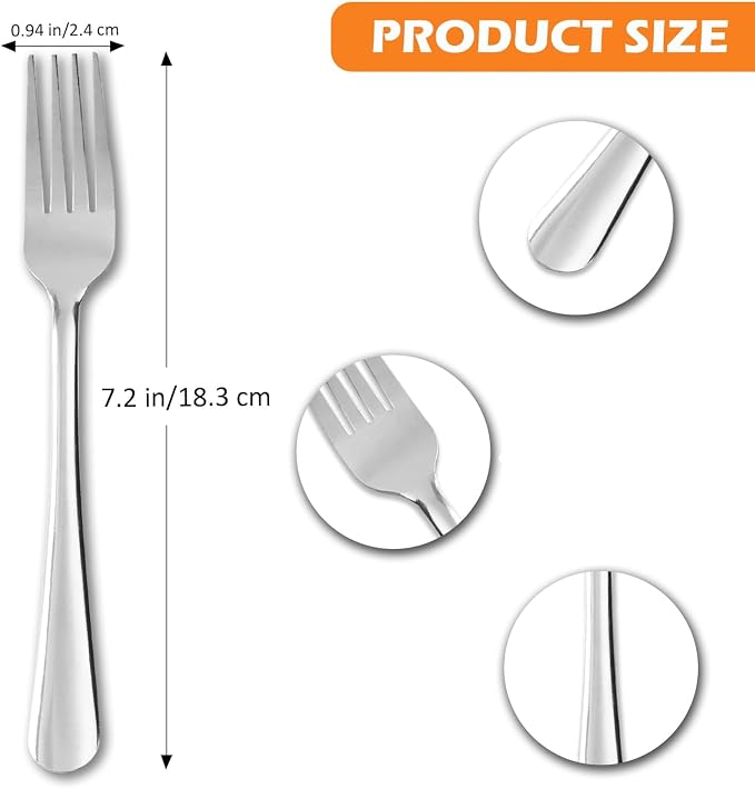 96 PCS Dinner Fork Set - Image 2