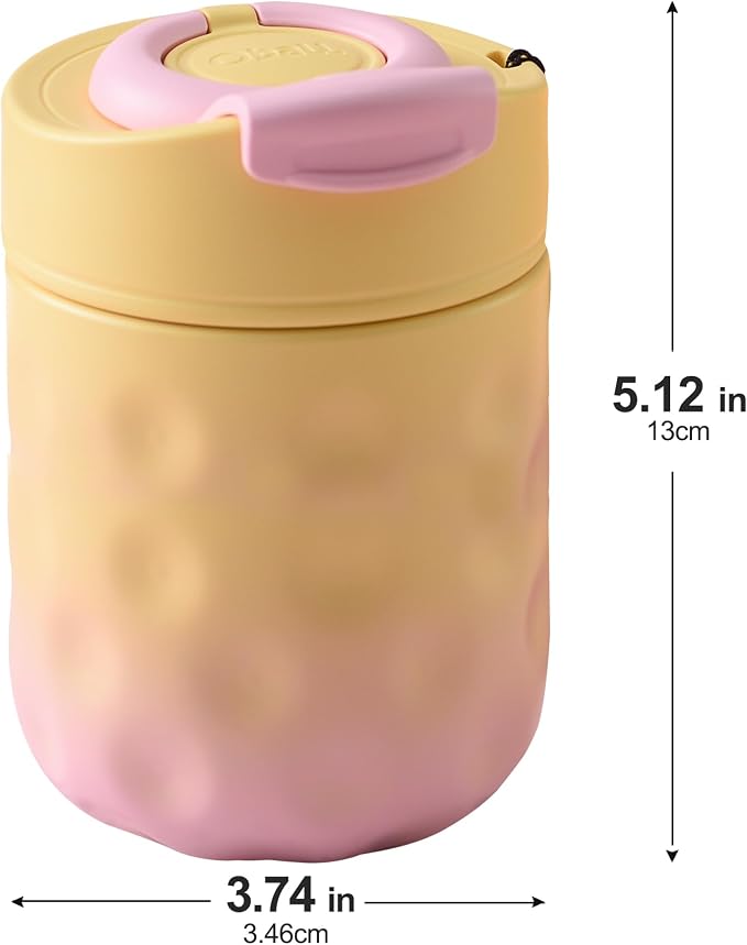 OBALL To Go Coffee Cups with Lids, 14 oz Insulated coffee tumbler with Strape - Image 2