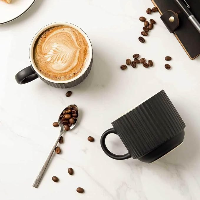 HASENSE Coffee Mug Ceramic Set of 4 - Image 6