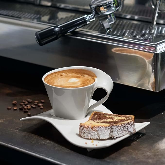 Villeroy & Boch NewWave Caffé Collection Small Cappuccino Cup, Premium Porcelain - Image 3